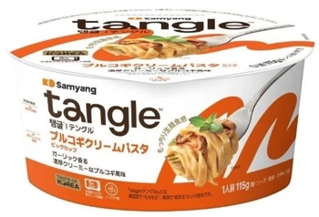 Danie Tangle Bulgogi Cream Pasta miska 115G Samyang Japan