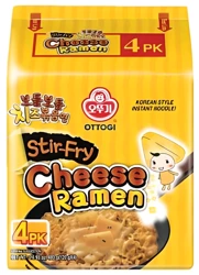 Danie makaronowe z serem Ramen Cheese Stir-Fry 4x120g Ottogi