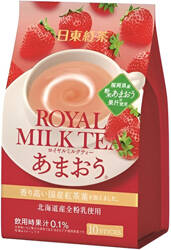 Herbata mleczna smak truskawkowy Amaoh Ichigo 10x14G Nitto Kocha