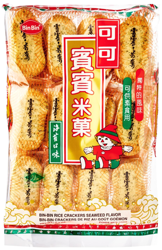 Krakersy ryżowe z wodorostami 150g Bin Bin
