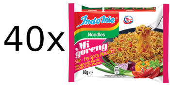 Makaron Instant Mi Goreng - na ostro 40 x 80g Indomie