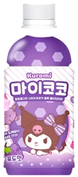 Misty My Coco Kuromi Grape - napój winogronowy z galaretką kokosową 340ML Sanrio