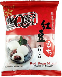 Ryżowe ciasteczka Mochi z czerwoną fasolą 120g Taiwan Dessert Q