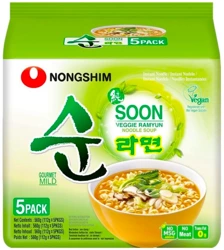 Soon Veggie Ramyun, Zupa lekko pikantna 5x112g Nongshim