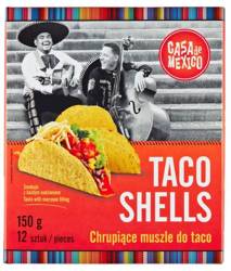 Taco shells, muszle do taco 150g Casa de Mexico