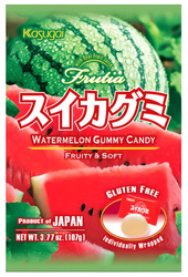 Żelki owocowe Frutia Watermelon Gummy - arbuz 107g Kasugai