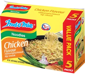 Zupka instant z makaronem o smaku kurczaka 5x70g Indomie