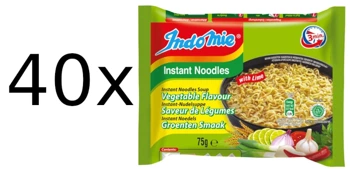 Zupka instant z makaronem - warzywna 40x75g Indomie